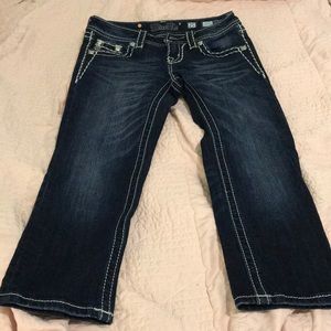 Miss Me jean capris size 25. Worn once!
